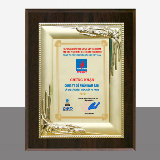 Bảng vinh danh đối tác vàng
