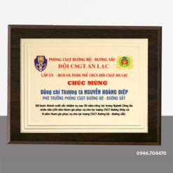 Bảng vàng vinh danh công tác