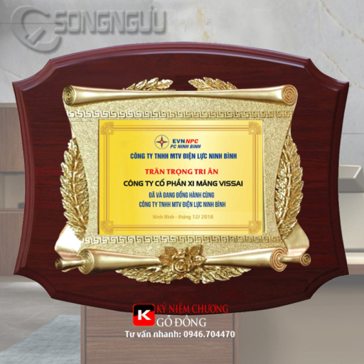 Alternative view of Bảng vinh danh doanh nghiệp gỗ đồng