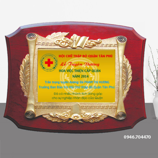 Quà tặng Lễ tuyên dương gỗ đồng