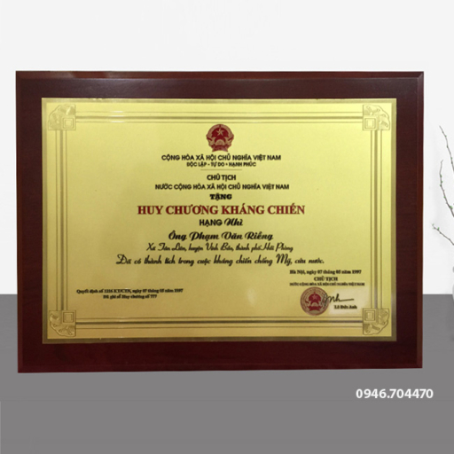 Mẫu Huân chương kháng chiến