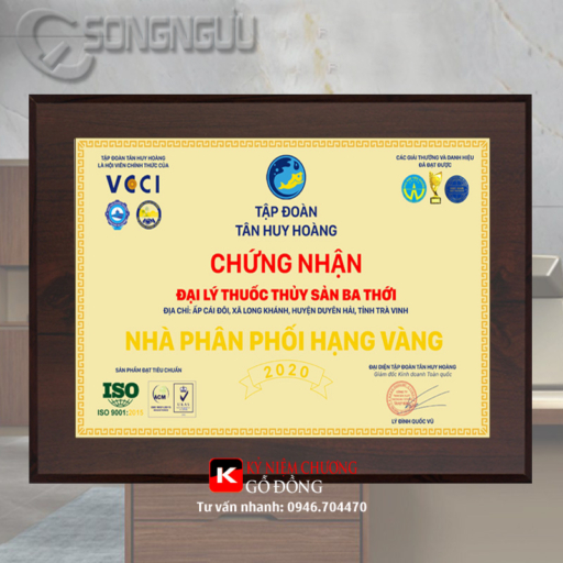 Alternative view of Biểu trưng tặng nhà phân phối