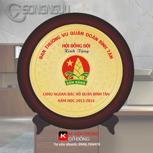 Alternative view of Kỷ niệm chương đồng tròn 16cm