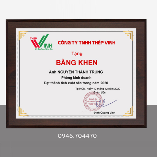 Bảng vinh danh nhân viên xuất sắc