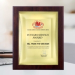 Bảng tri ân nhân viên thâm niên 15 năm công tác