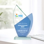 Kỷ niệm chương khen thưởng nhân viên đạt doanh số kinh doanh phù hợp doanh nghiệp lĩnh vực thương mại sản xuất