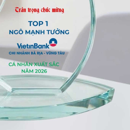 Alternative view of Kỷ niệm chương vinh danh cá nhân xuất sắc của năm