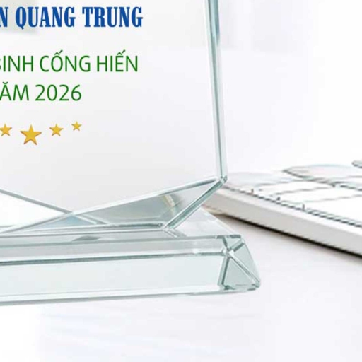 Alternative view of Kỷ niệm chương trao tặng vinh danh nhân viên cống hiến